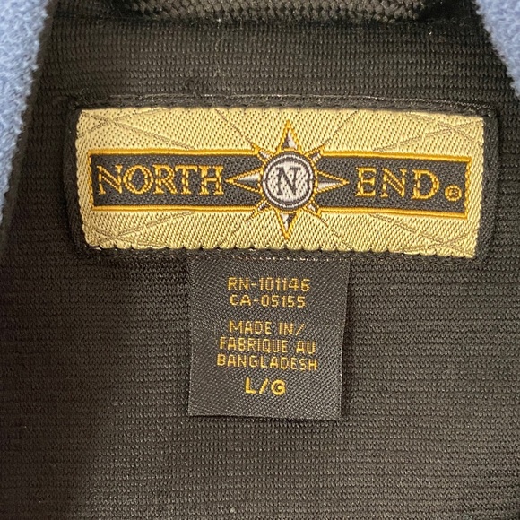 North End Zip Up Fleece Jacket Blue Size Large - Picture 2 of 9